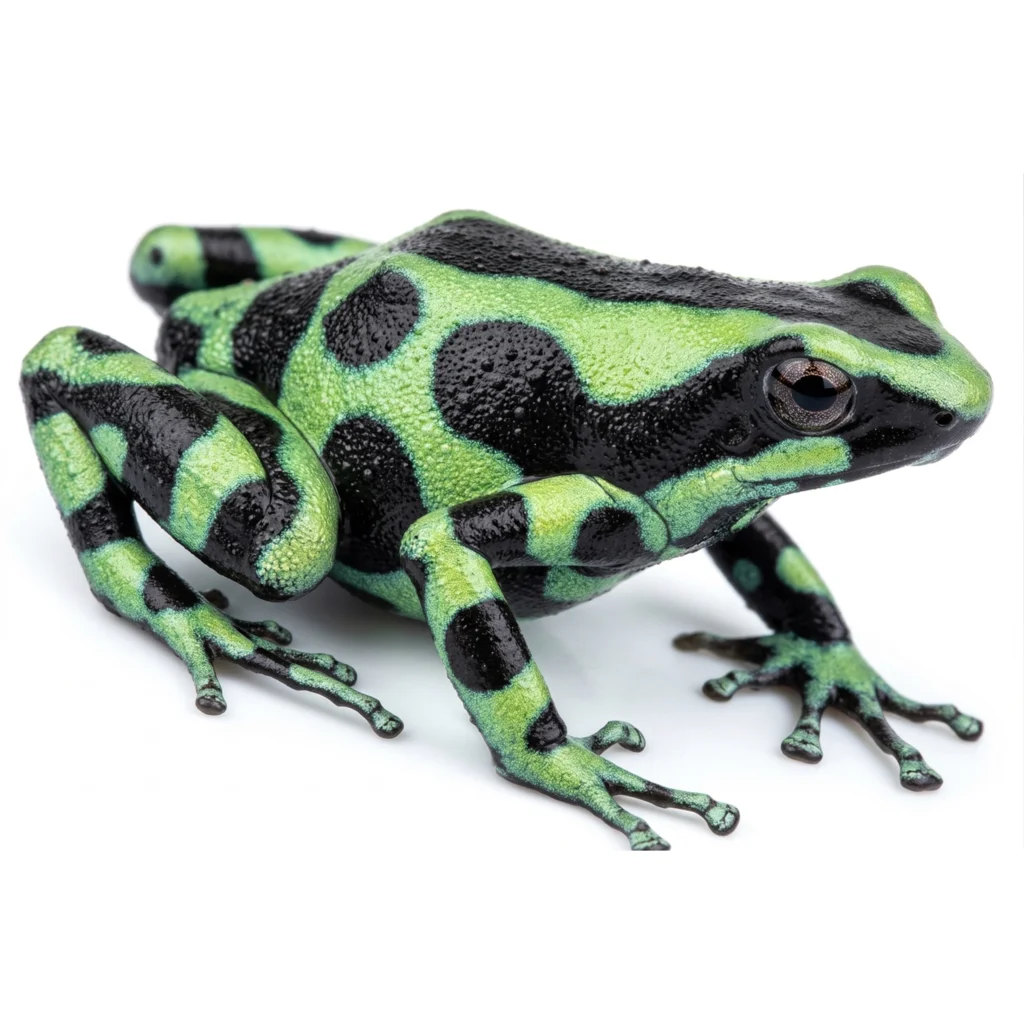 Rana de Flecha Verde y Negra