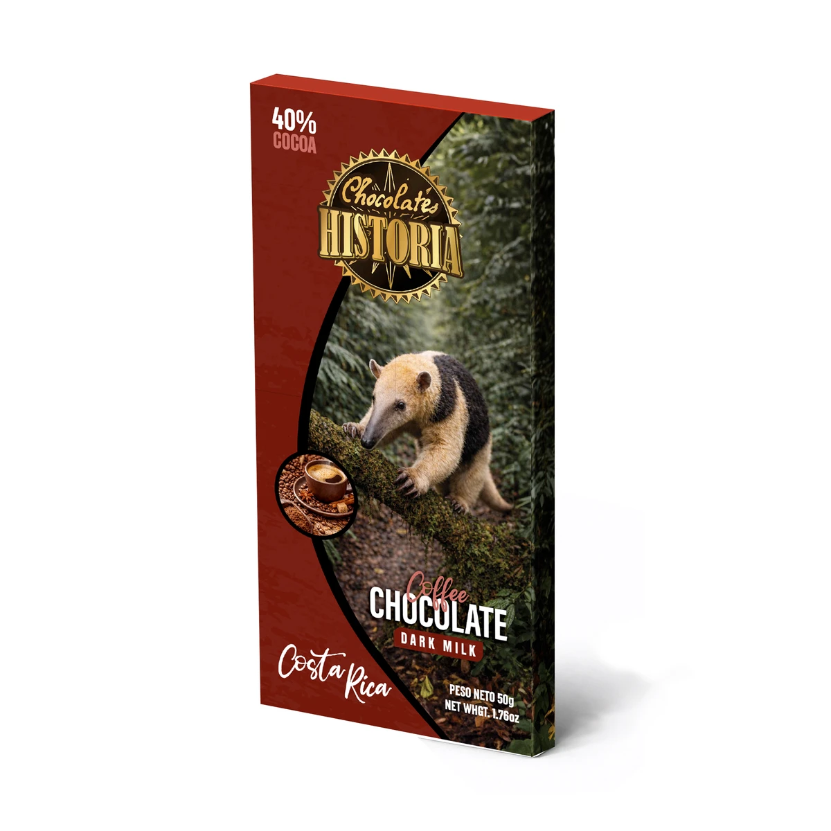 Chocolate con Leche 40% - Café