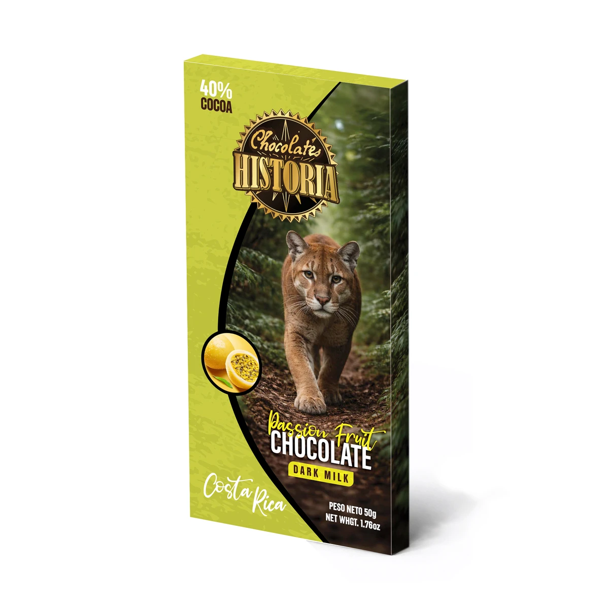 Chocolate con Leche 40% - Maracuyá