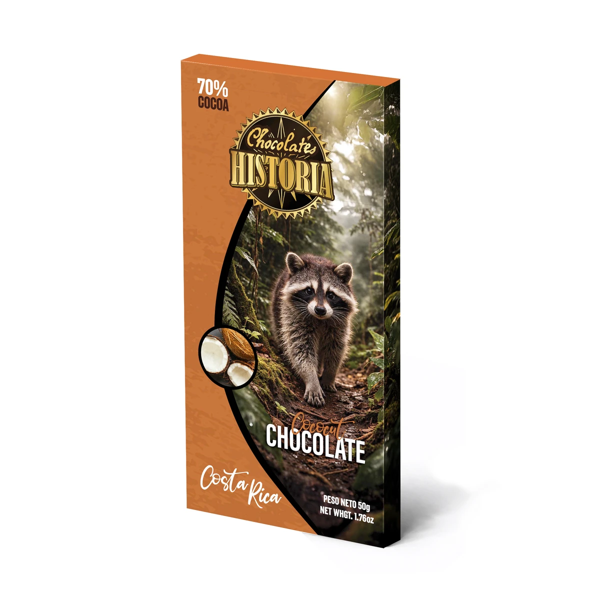 Chocolate Oscuro 70% - Coco