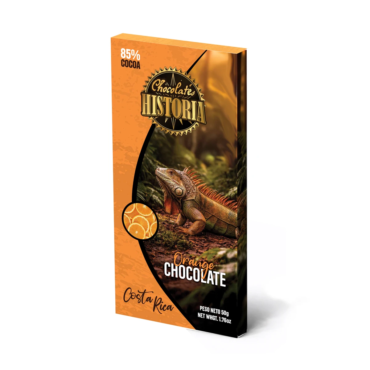 Chocolate Oscuro 85% - Naranja